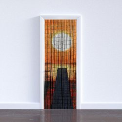 Zasłona bambusowa 90x200 cm