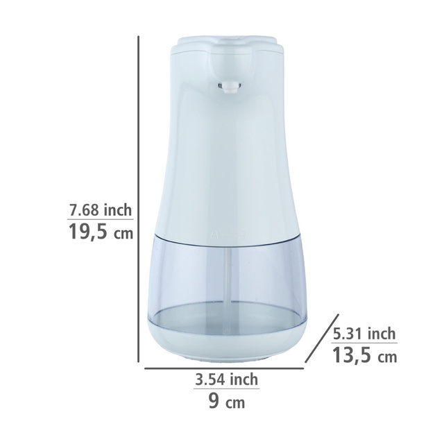 Bezdotykowy dozownik do mydła i płynu do dezynfekcji DIALA, z sensorem na podczerwień, 360 ml, WENKO