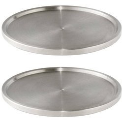 Deska obrotowa ze stali nierdzewnej - wielofunkcyjna deska kuchenna, 2 sztuki, WENKO