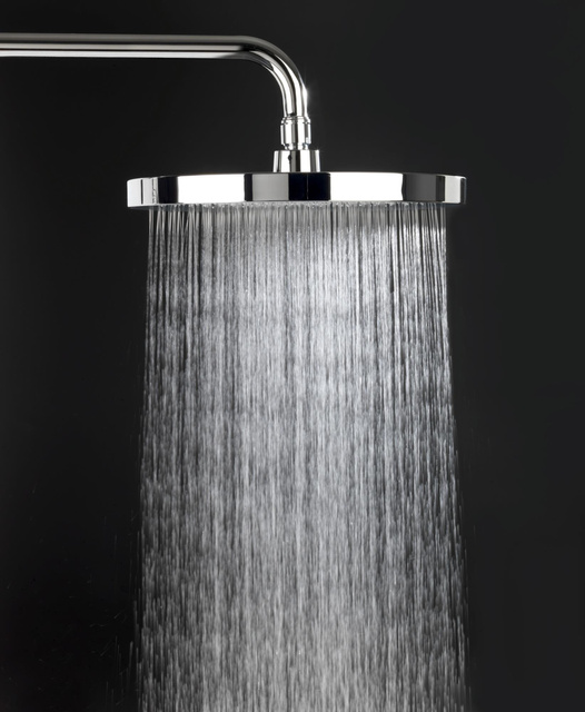 Deszczownica sufitowa okrągła SOFTWATER, Ø 26 cm, srebrna, WENKO