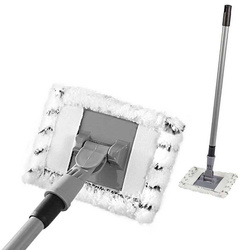 Mop PROFI do mycia łazienki, podłóg i kafli + dwie myjki