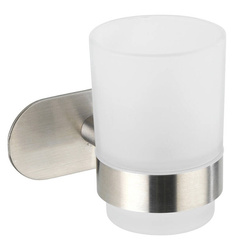 Kubek na szczoteczki OREA, Turbo - Loc, srebrny, WENKO