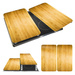 Szklane płyty ochronne WOODEN LOOK na kuchenkę – 2 sztuki, WENKO