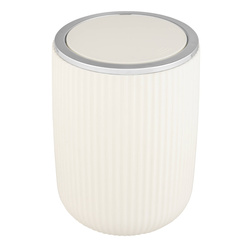 Kosz łazienkowy AGROPOLI z obrotową pokrywą, 2 L, biały, WENKO