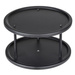 Organizer do kuchni na blat LAZY SUSAN, dwupoziomowy, metalowy, 26,5 x 15,5 x 26,5 cm, WENKO