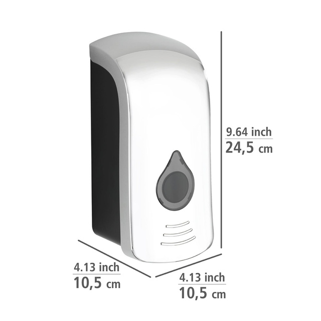 Dozownik do mydła i płynu do dezynfekcji RANERA, 740 ml, srebrny, WENKO