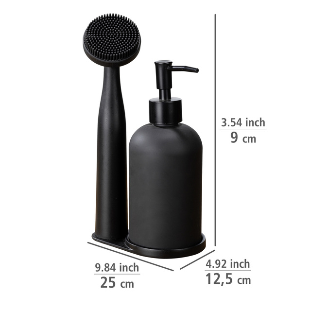 Zestaw kuchenny, dozownik 400 ml i szczotka, Piedo, WENKO