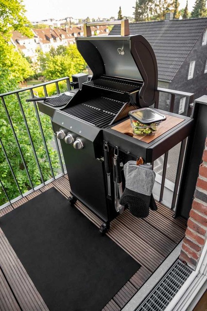 Silikonowy pędzel BBQ, odporny na wysokie temperatury do 240 °C, WENKO