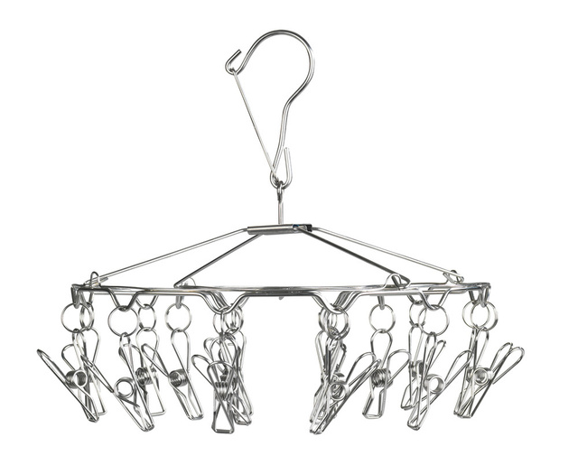 Mała suszarka na pranie ze stali nierdzewnej, Ø 27 cm