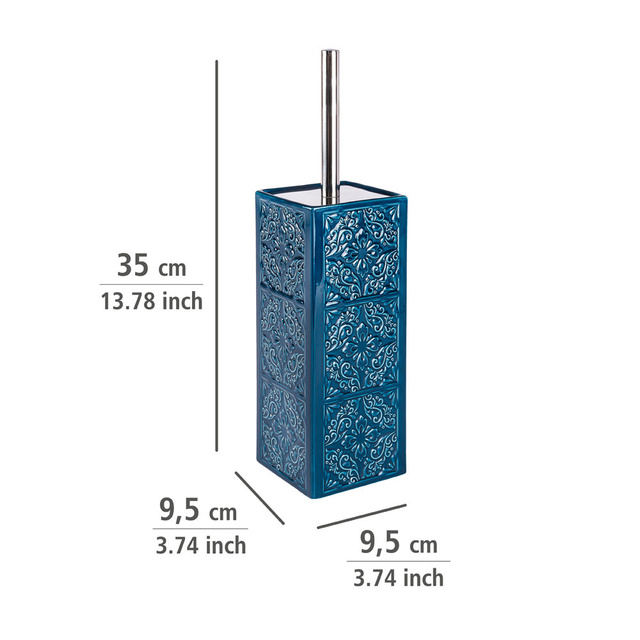 Zestaw akcesoriów łazienkowych CORDOBA DARK BLUE, WENKO
