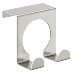 Podwójny haczyk kuchenny na ścierki, stal nierdzewna, WENKO