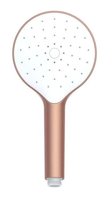 Słuchawka prysznicowa z automatycznym czyszczeniem, Ø 12 cm, rose gold, WENKO