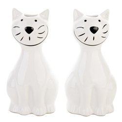 Ceramiczny nawilżacz powietrza na kaloryfer - KOTY, 2 sztuki