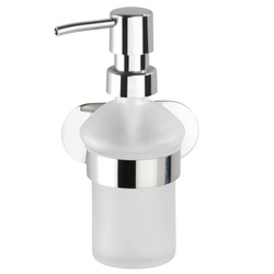 Dozownik na mydło OREA, Turbo - Loc, srebrny, WENKO