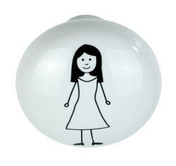 Wieszak łazienkowy ARLES, 6 cm, z motywem dziewczynki, WENKO