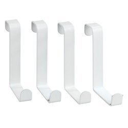 Wieszaki na drzwi, 4 sztuki, matowe, WENKO