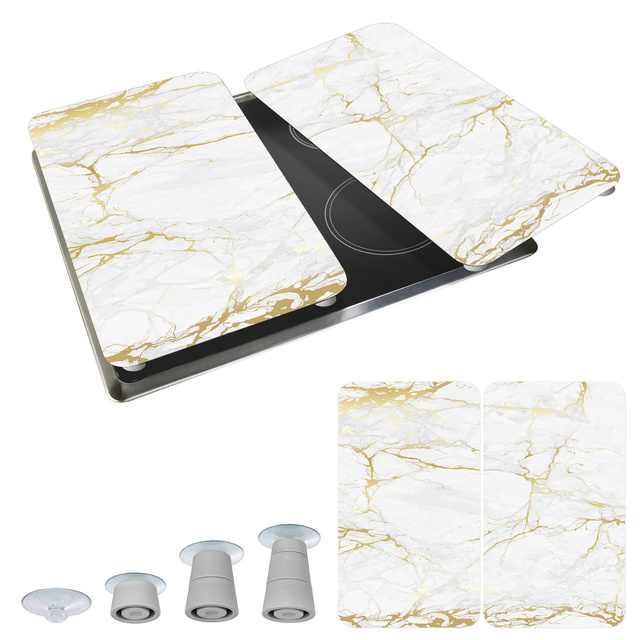Płyty ochronne na kuchenkę MARBLE, 2 sztuki, WENKO
