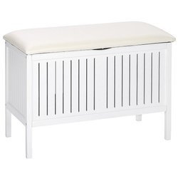 Pufa łazienkowa OSLO, kosz na pranie, schowek - 2w1, WENKO