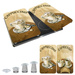 Szklane płyty ochronne COFFEE na kuchenkę – 2 sztuki, WENKO