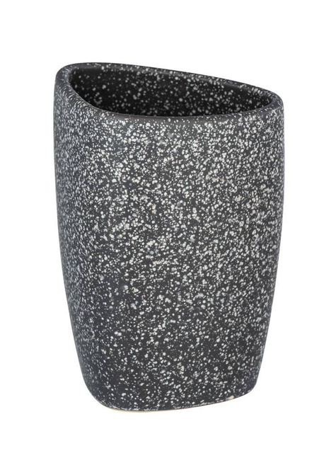 Kubek na szczoteczki ceramiczny PION, antracytowy, WENKO