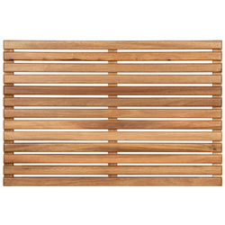 Kratka prysznicowa z drewna akacji, 40 x 60 cm