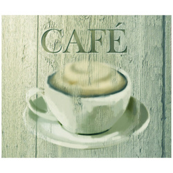 Szklana płyta ochronna CAFE na ścianę - 50 x 60 cm, WENKO