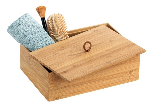 Organizer łazienkowy TERRA, bambus, 22 x 15 cm, WENKO