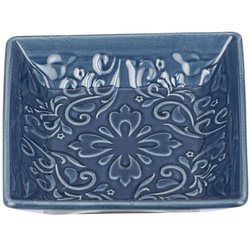 Mydelniczka z wzorami w stylu rustykalnym, ceramiczna podstawka łazienkowa - WENKO