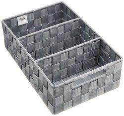 Organizer ADRIA GREY - pojemnik łazienkowy, WENKO