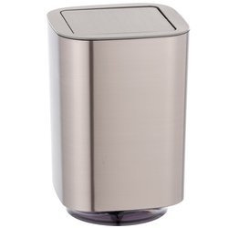 Kosz łazienkowy AURON z obrotową pokrywą, chrom, WENKO