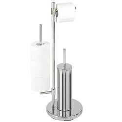 Stojak na papier toaletowy i szczotkę do WC, UNIVERSALO NEO - 3 w 1, WENKO