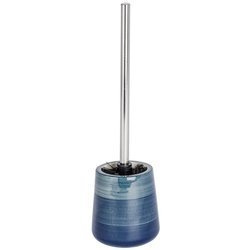 Pojemnik na szczotkę POTTERY PETROL + szczotka WC, WENKO