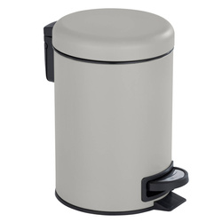 Kosz łazienkowy LEMAN MATT jasny brąz, pojemnik na śmieci, 3 l, WENKO