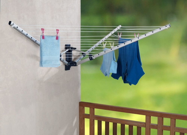 Suszarka na pranie naścienna aluminiowa, WENKO