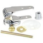 Zestaw montażowy do deski sedesowej, zawiasy, stal chromowana,12 elementów, WENKO