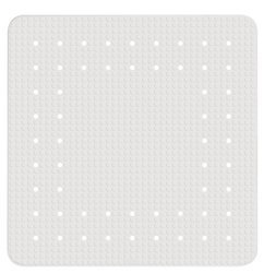 Mata kauczukowa do brodzika lub wanny, kwadratowa wkładka antypoślizgowa - 54 x 54 cm, WENKO