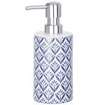 Dozownik łazienkowy do mydła w płynie, pojemnik z pompką i ozdobnym wzorem - 360 ml, WENKO