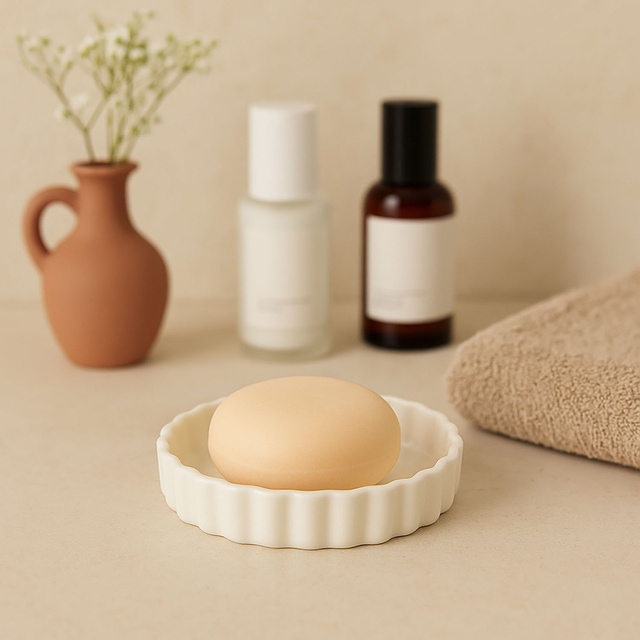 Mydelniczka okrągła Minas, tworzywo sztuczne, Ø 11 cm