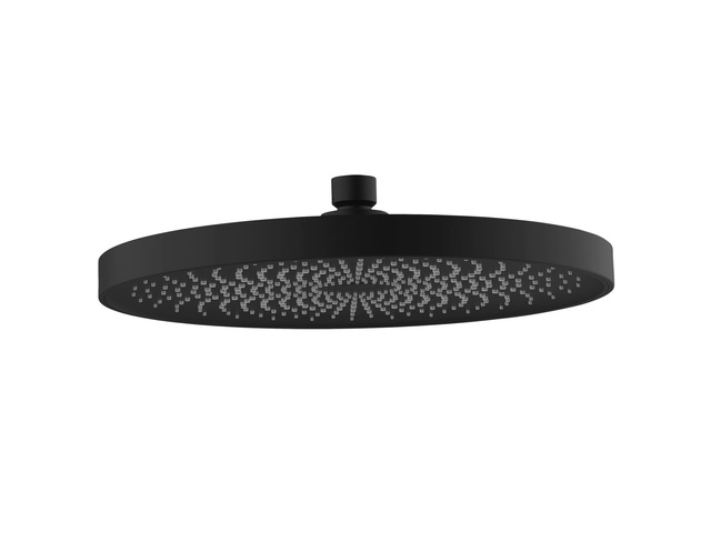 Deszczownica sufitowa okrągła SOFTWATER, Ø 26 cm, czarna, WENKO