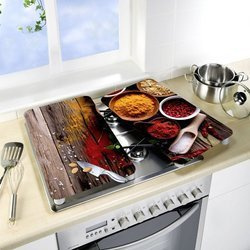 Szklane płyty ochronne SPICE na kuchenkę – 2 sztuki, WENKO