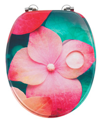 Deska sedesowa Kwiat, MDF, 42,5 x 36 cm, Allstar