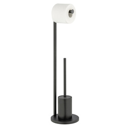 Stojak na szczotkę WC z uchwytem na papier 2w1 FERLA