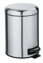 Kosz na śmieci do łazienki LEMAN, 5 L, szary, WENKO