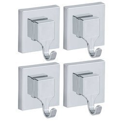 Wieszaki na przyssawki QUADRO, Vacuum-Loc, zestaw 4 sztuk, WENKO