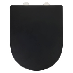 Deska sedesowa EXCLUSIVE, Duroplast, czarna, WENKO