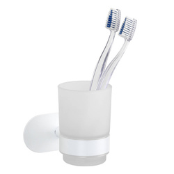 Kubek na szczoteczki OREA, Turbo - Loc, srebrny, WENKO