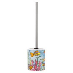 Ceramiczny pojemnik na szczotkę WC w kolorowe wzory, Ocean Life, WENKO