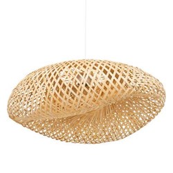 Lampa boho nad stół BEDDY, bambusowa, 51 cm