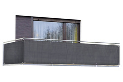 Osłona balkonowa ANTHRACITE UNI, 85 x 500 cm, WENKO