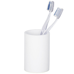Pojemnik z polyresinu na szczoteczkę do zębów, kubek łazienkowy w stylu minimalistycznym - WENKO